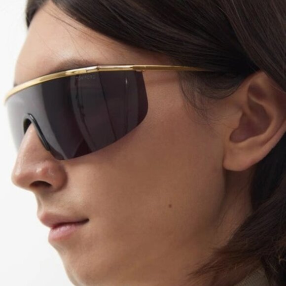 NEW Tom Ford FT0980/S 30A PAVLOS-02 Gold Grey Shield Unisex Sunglasses TF 098/S - Picture 12 of 13